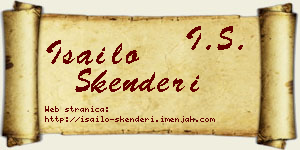 Isailo Skenderi vizit kartica